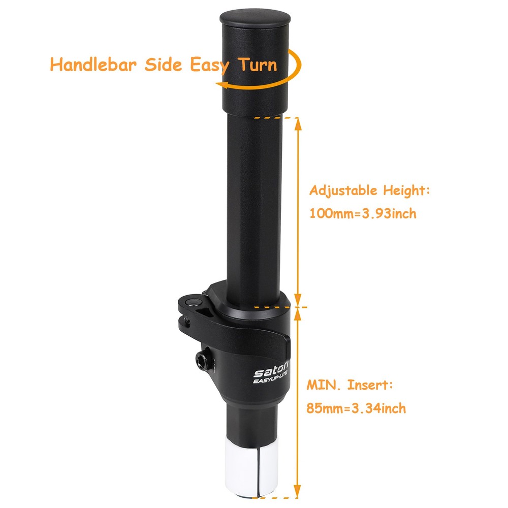 SATORI EASYUP LITE Adjustable Bicycle Handlebar Extender Height Riser 1-1/8"