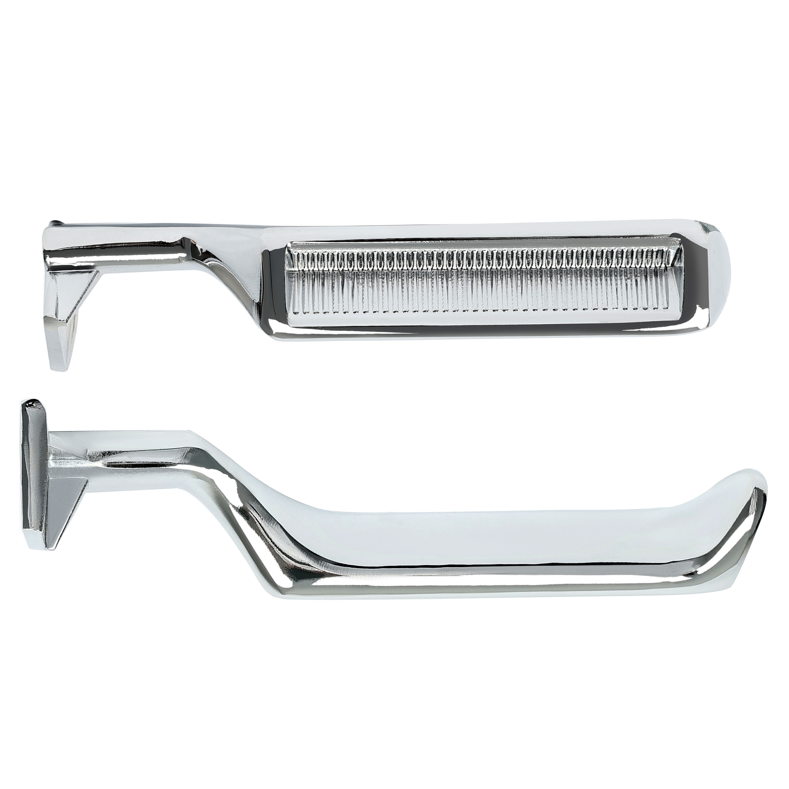 Chrome Metal Inside Interior Door Handle Pair For F-150 F-250 F-350 Bronco 87-96