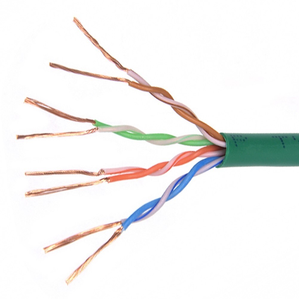4FT Cat6 RJ45 Ethernet LAN Network UTP Non-Boot Patch Cable Copper 24AWG Green