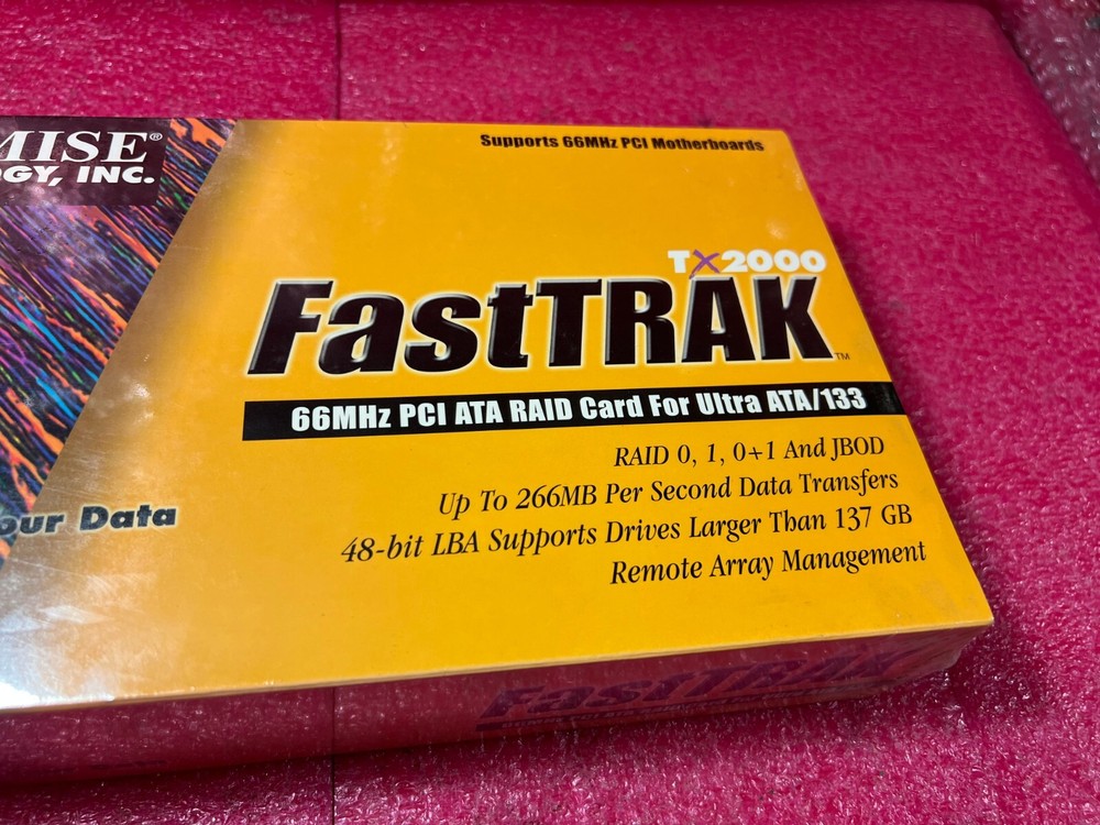 1 Pc Promise FastTrak TX2000 PCI IDE Raid Controller Card NEW