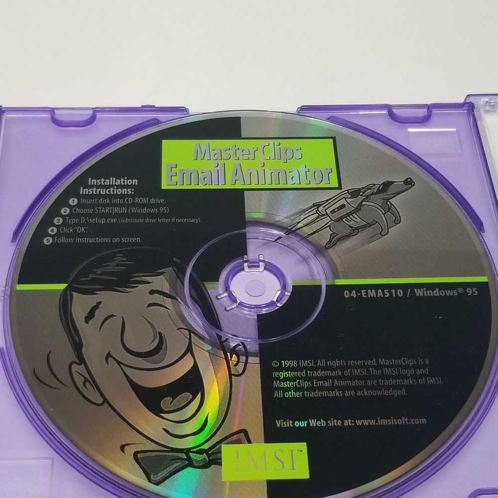 Master Clips Email Animator MasterClips Windows 95 1998