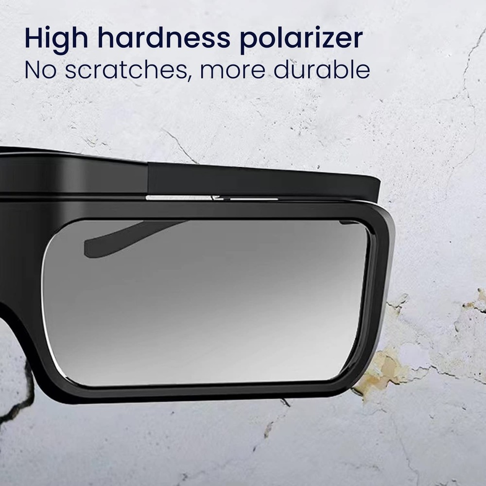 JMGO Rechargeable Active 3D Shutter Glasses - Only Support Black