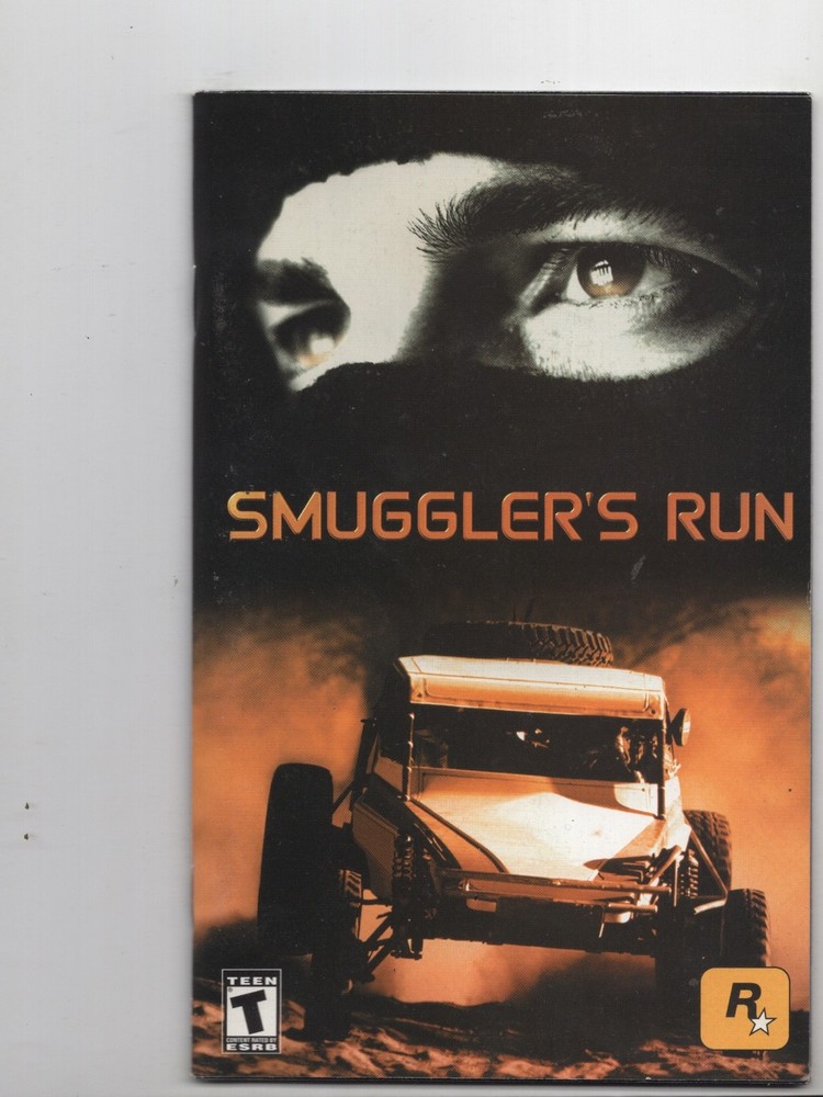 Smugglers Run PS2 Playstation 2 Manual Only Authentic