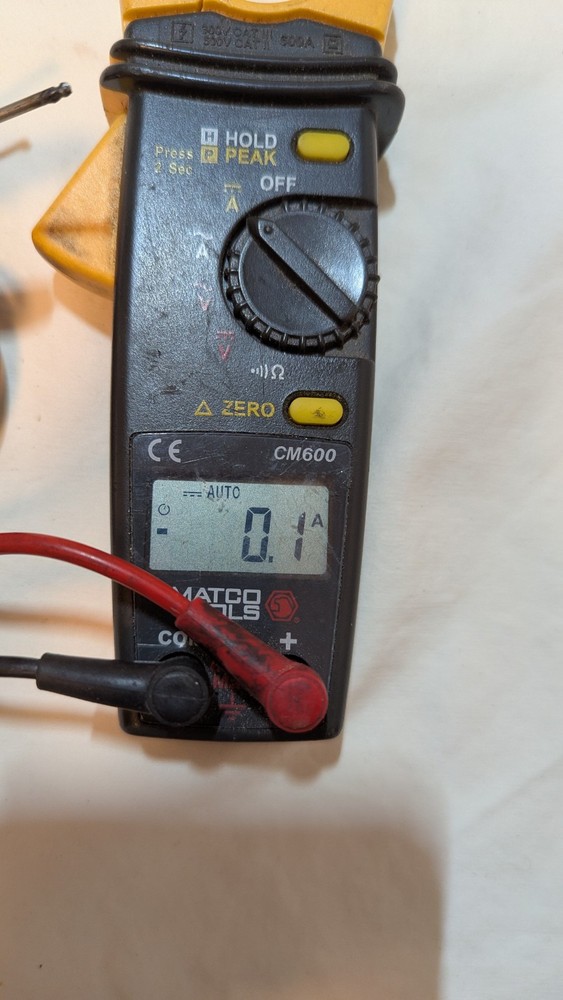 Matco Tools Multimeter CM 600, Inductive Clamp Nice, 600A Ready To Work. Quality