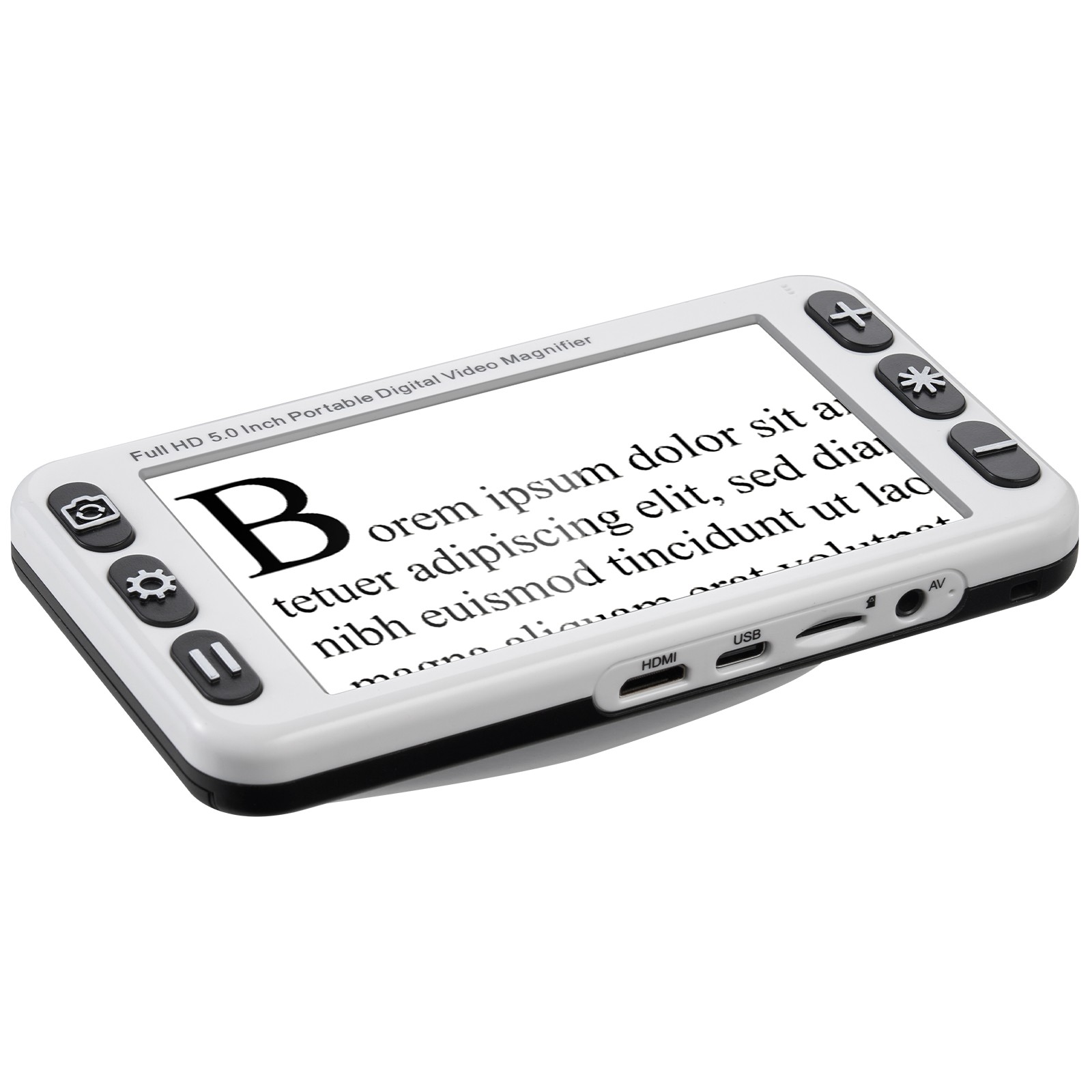 VEVOR Portable Digital Magnifier 5" HD Electronic Video Magnifier 2X - 48X Zoom