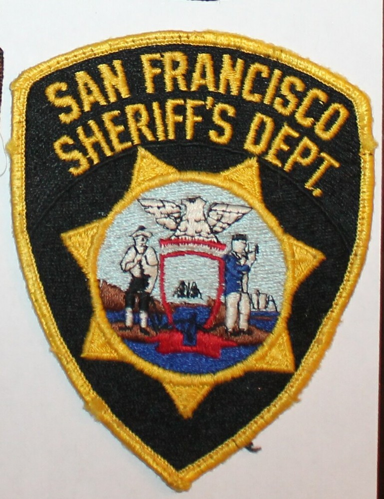 SAN FRANCISCO SHERIFF'S DEPTCalifornia SD Used Worn patch