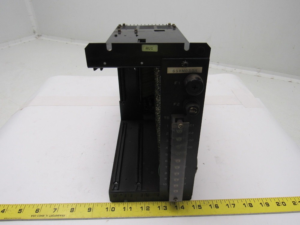 Sanyo Denki 65AA030VXR01 Super Servo Amplifier Base Rack Chassis Module