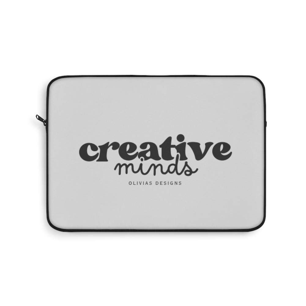 Creative Minds Laptop Sleeve - Stylish Tech Accessory, Gift for Students,