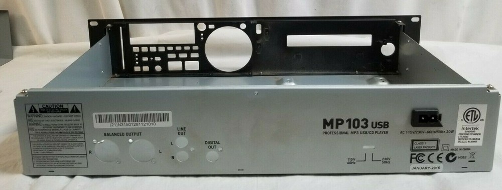 NUMARK MP103 BOTTOM LID and FRONT COVER REPLACEMENT
