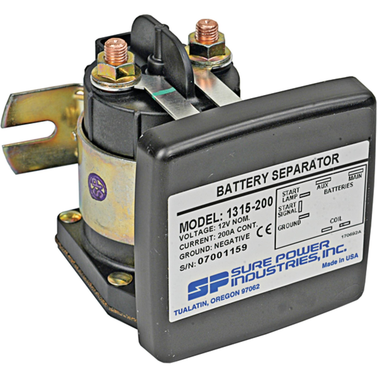 Separator For Sure Power 1315-200, 1315-200B; SUR-1315-200