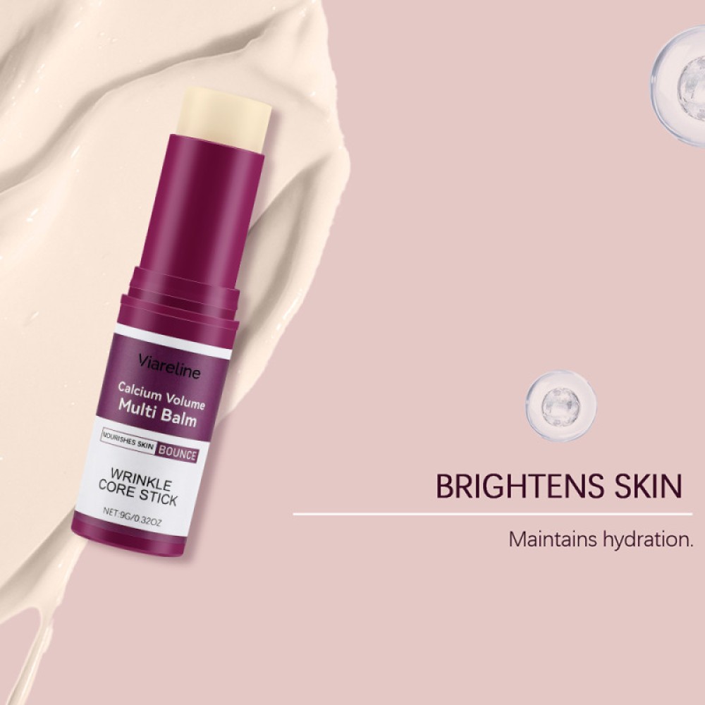 2 Pack Calcium Volume Multi Balm, Wrinkle Core Stick, Hydrating Firm, Anti-aging