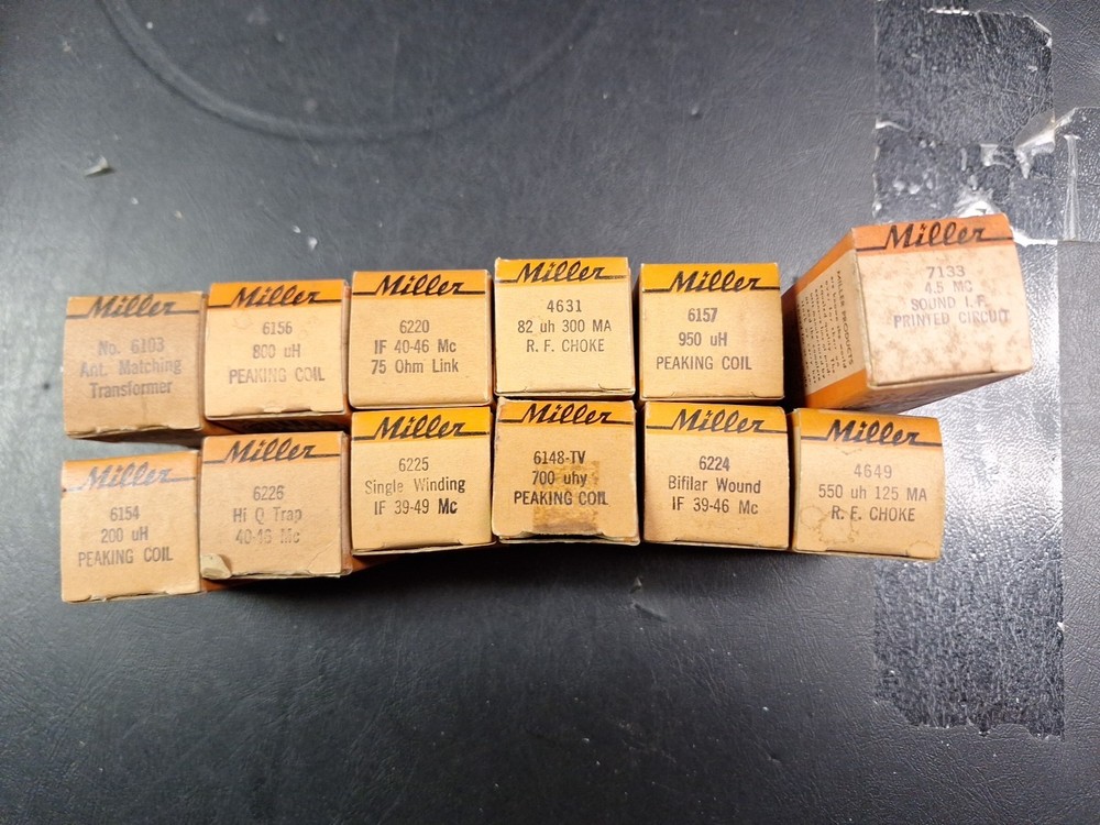 NOS Miller Rf Choke Coil  12pc
