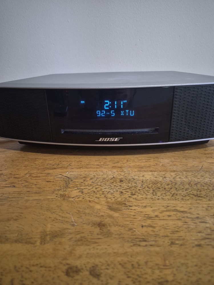 Bose Wave Music System IV Shelf Stereo System Platinum Silver