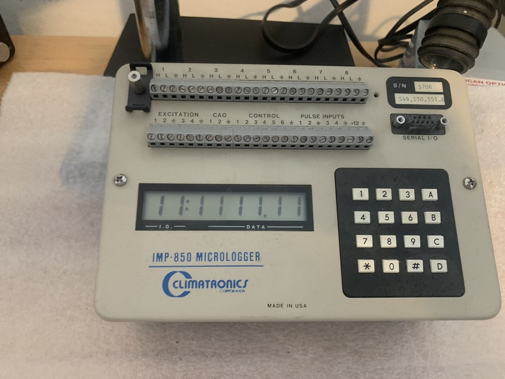 Climatronics Campbell IMP-850 Micrologger Data Logger 101633