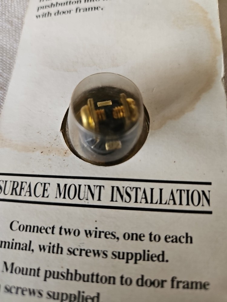Lighted Push-button Brand Angelo Model 76122