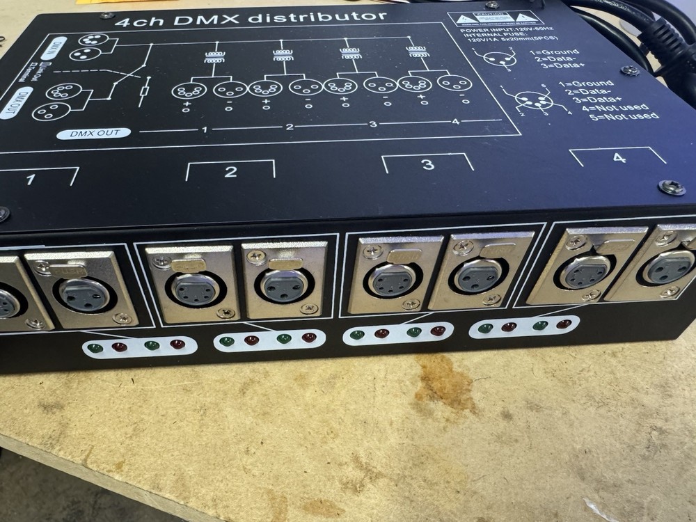 4ch DMX distributor