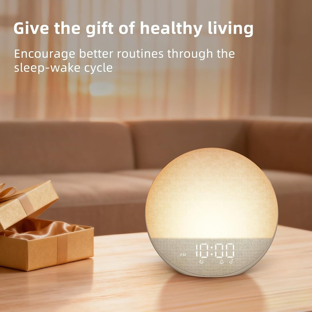 White Noise Machine with Bluetooth Speaker - Sunrise Light