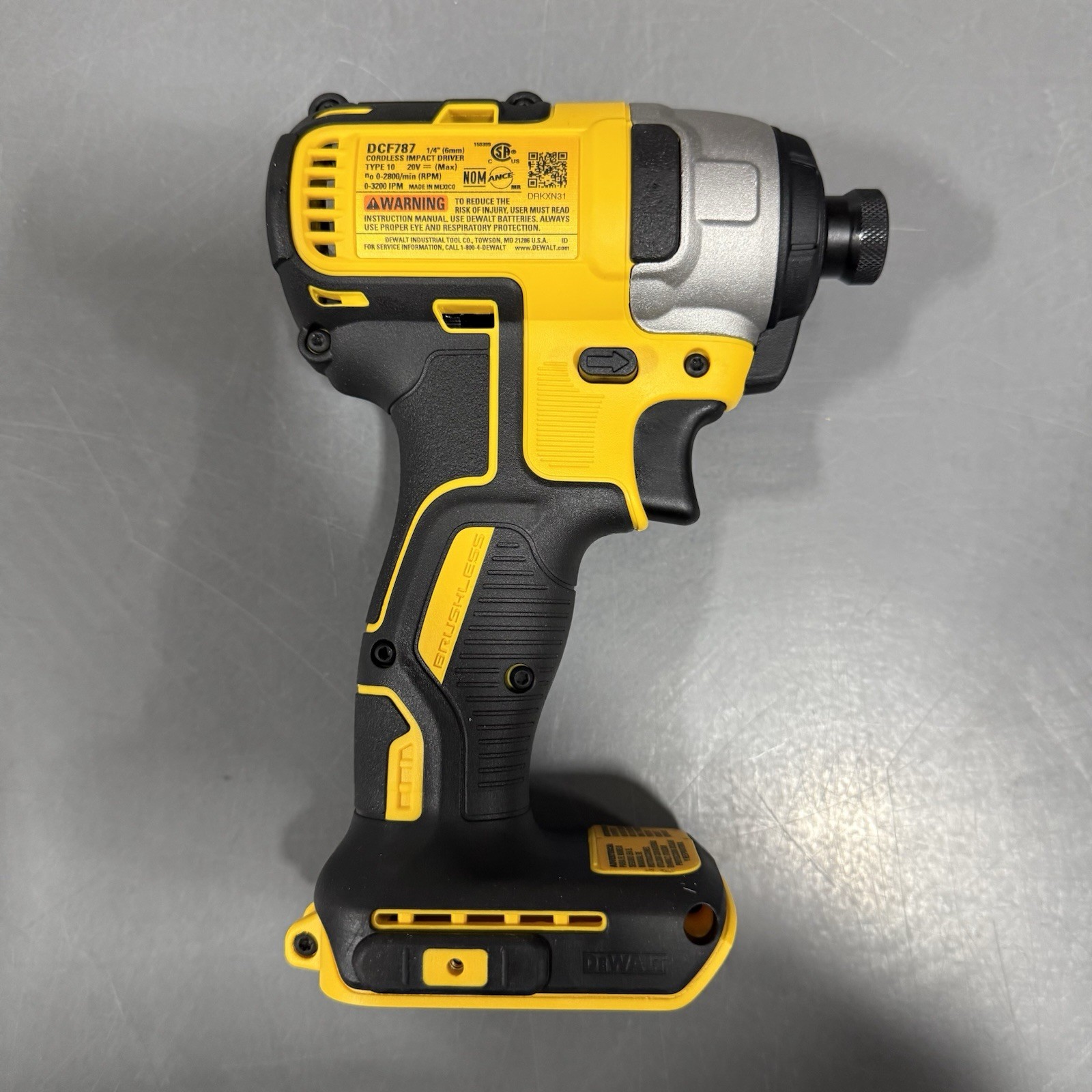 Dewalt DCF787 20V Cordless 1/4" Brushless Impact Driver 20 Volt MAX Lithium Ion