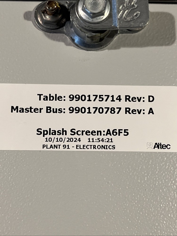 ALTEC boom Controller 990175714-F