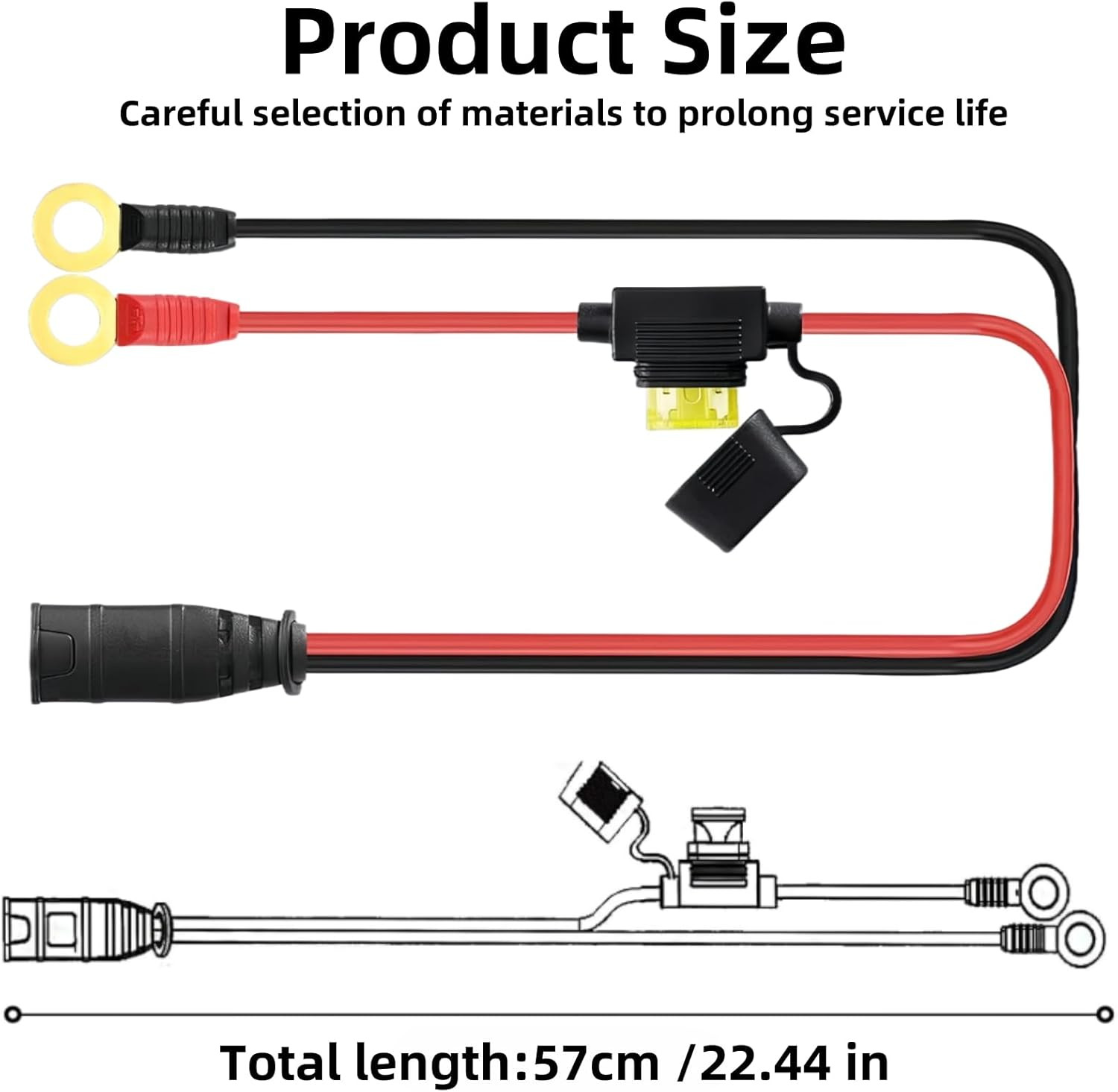 (2 Pack) GC002 X-Connect Wires Harness Fit for NOCO Battery Charger Accessories,