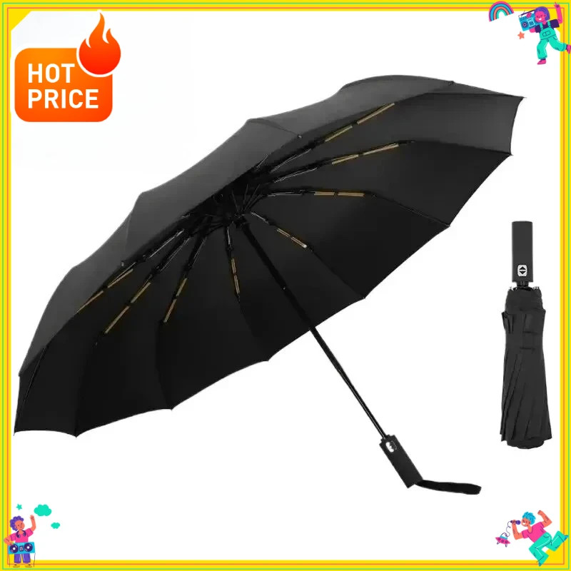 new model umbrella, sturdy and durable, full automatic folding, windproof