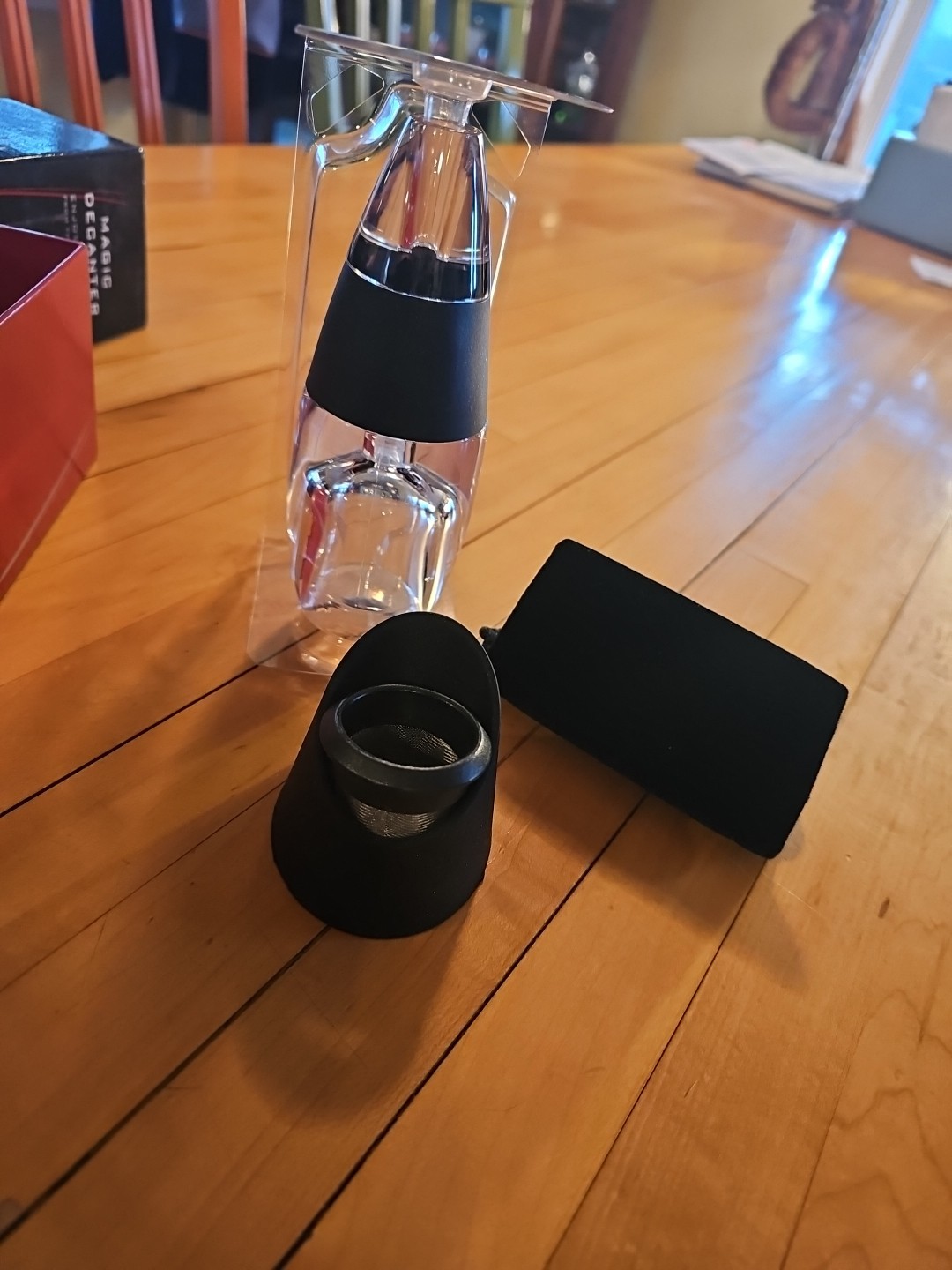 Magic Decanter Essential Wine Aerator Enhanced Flavor Smoother Finish - Breathe