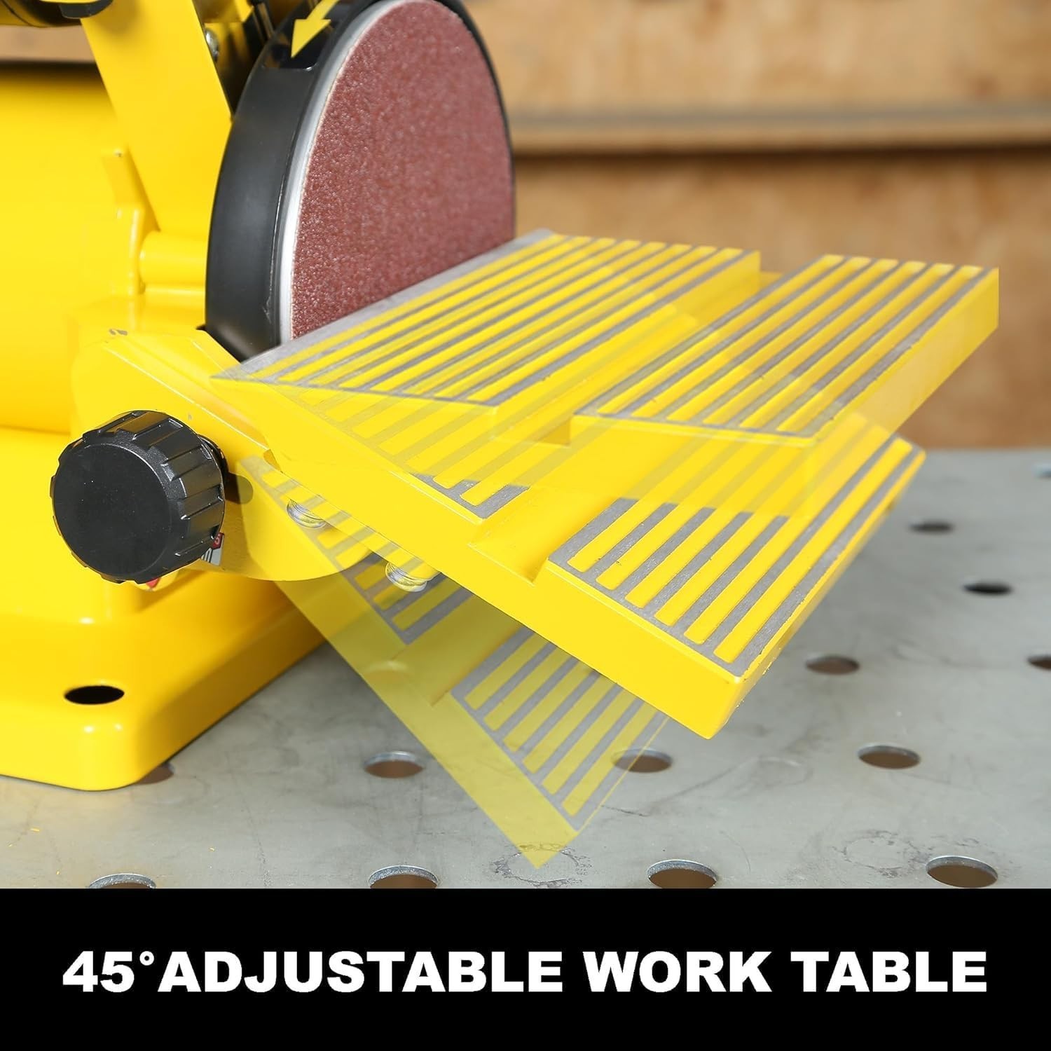 4.3A Belt Sander 4 x 36 in. Belt 6 in. Disc Sander with Double Dust Exhaust Port