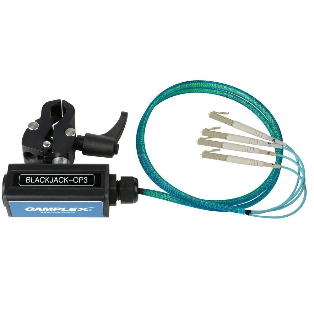 Camplex opticalCON QUAD to Four LC Breakout Adapter, Multimode with Clamp