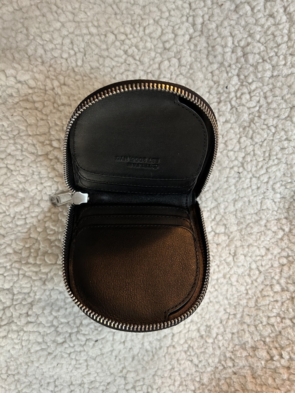 Telfar Black Zip-Around Logo Wallet NEW - Super cute and great design - Qty Disc