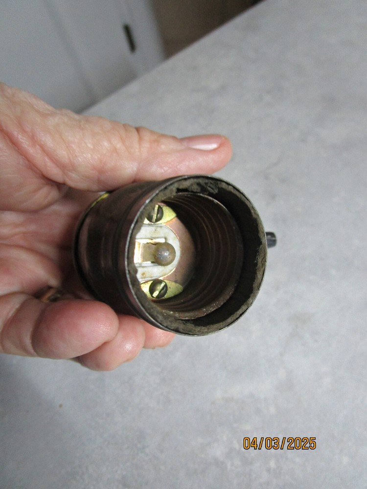 ANTIQUE H&H HART & HEDGEMAN FATBOY PADDLE SWITCH SOCKET