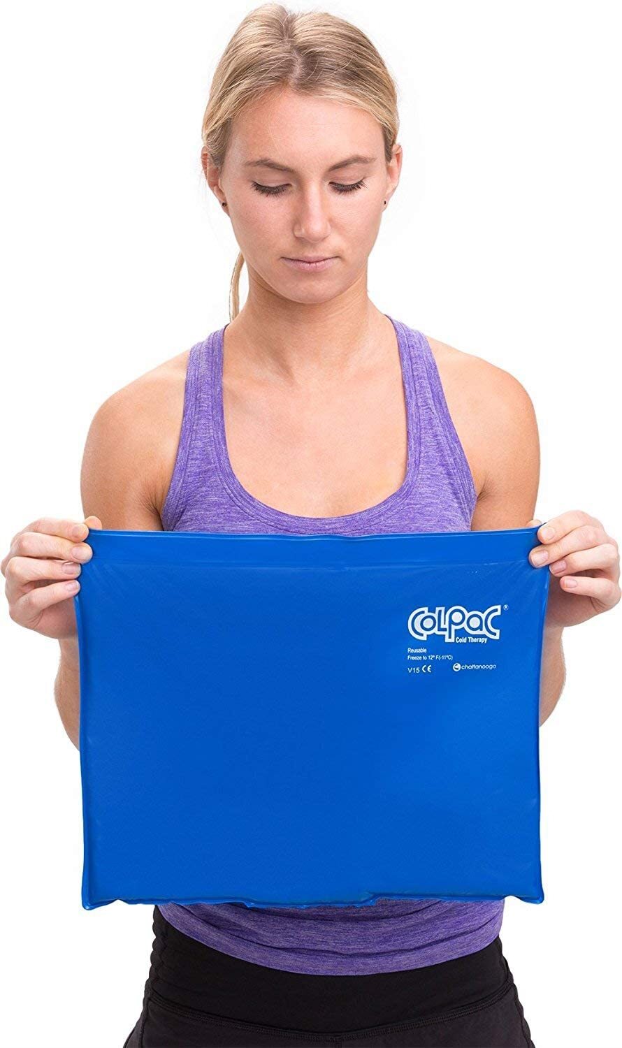 Chattanooga ColPac - Reusable Gel Ice Pack - Blue Vinyl - Standard - 11 x 14 in.