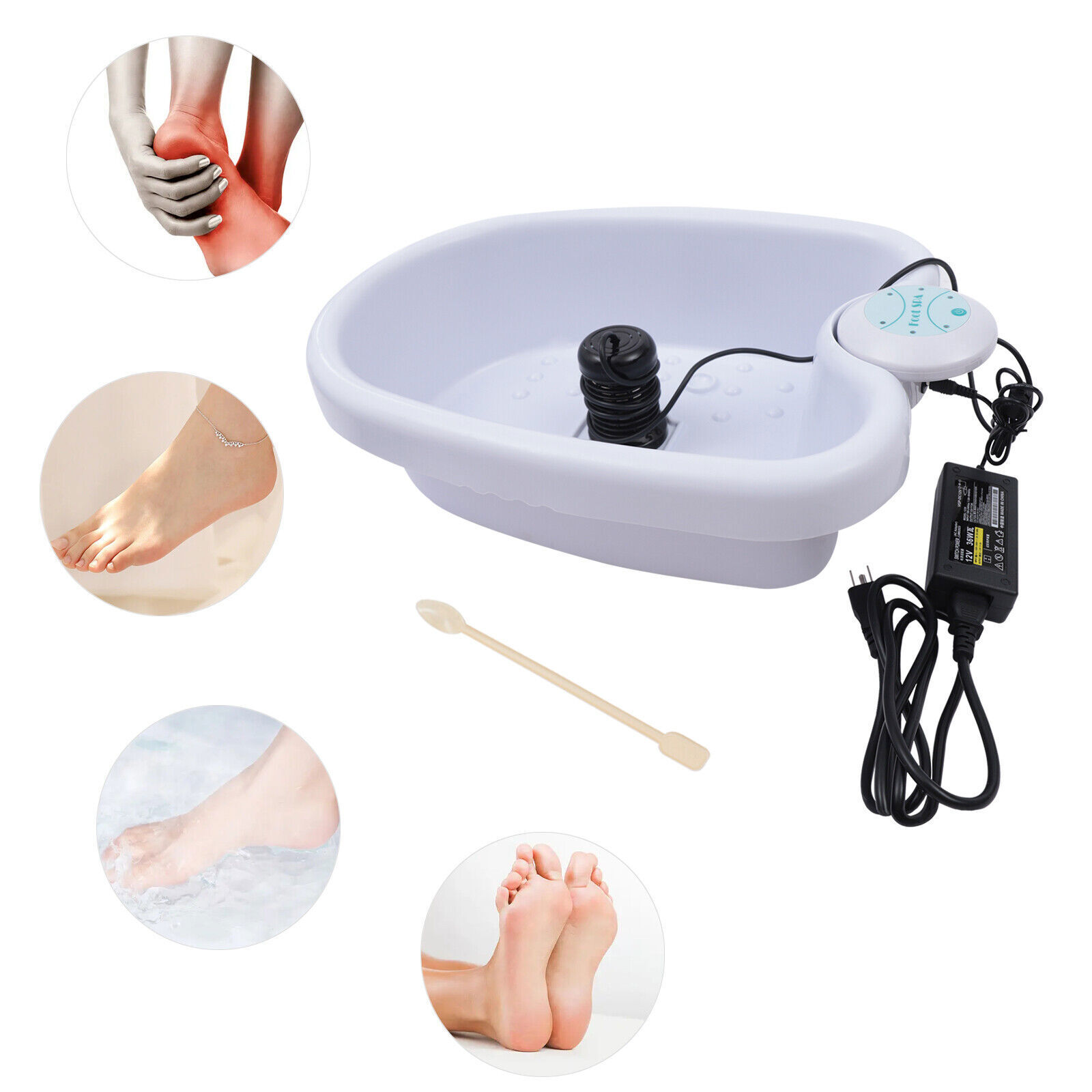 Ionic Detox Foot Bath Cleanse Spa Ion Kit Machine With Tub Basin Array For Home
