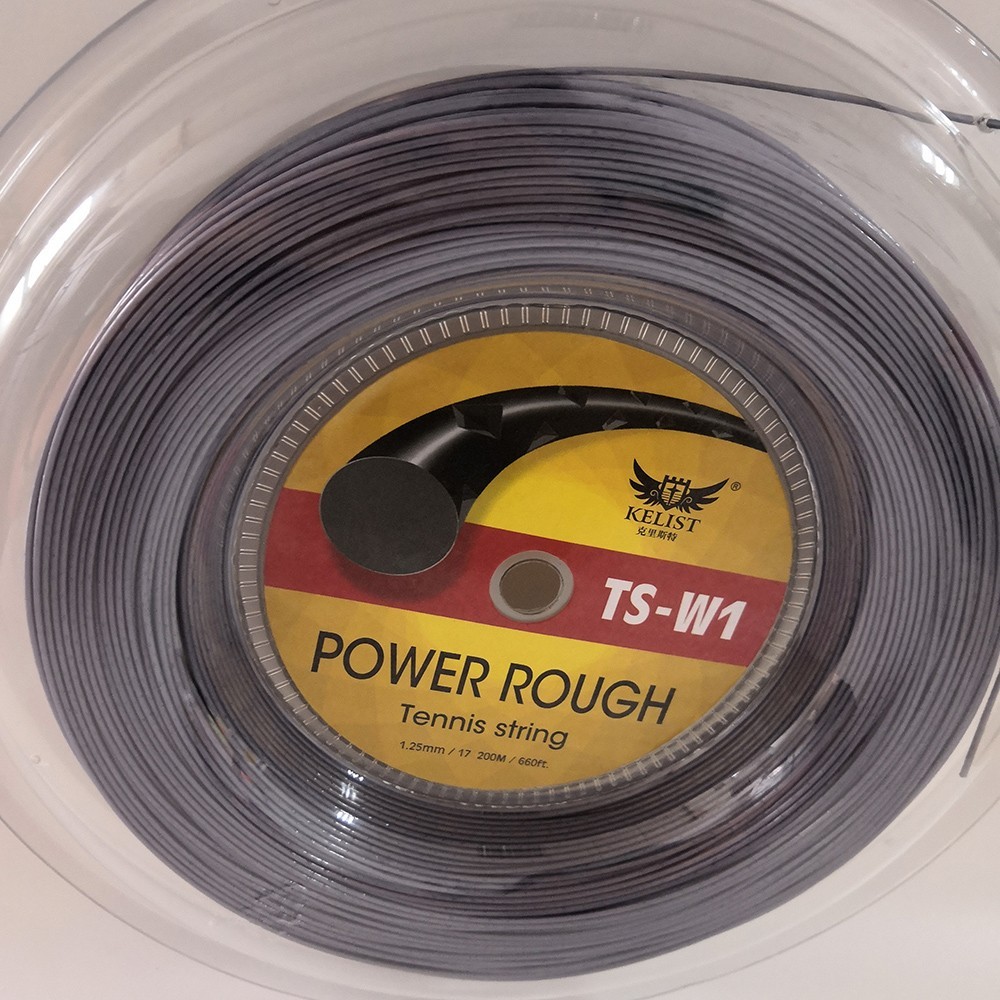 Rough Polyester Tennis String 200M Gray Color 1.25MM