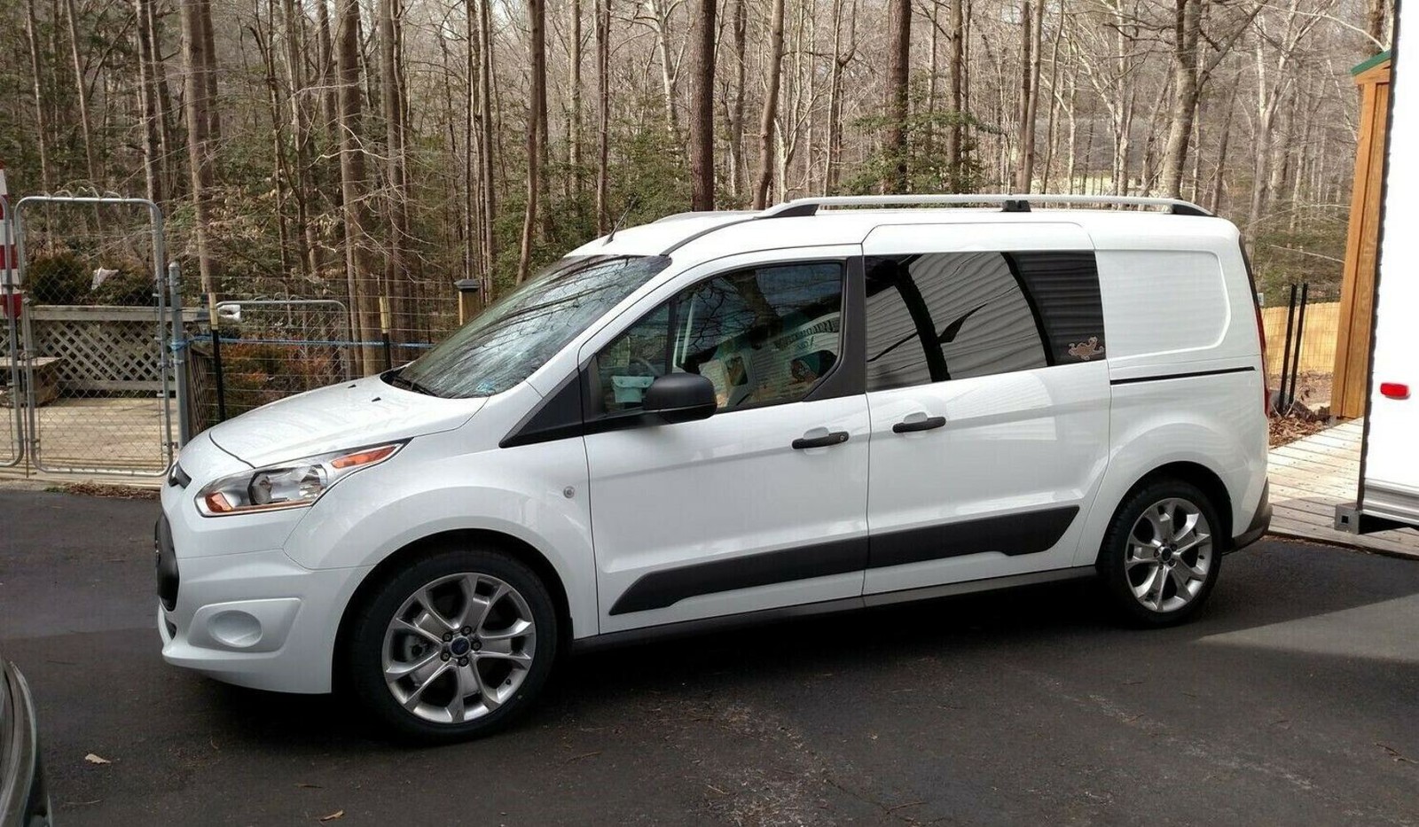 For Ford Transit Connect LWB (2013-2023) Roof Side Rails and Roof Racks Cross Ba