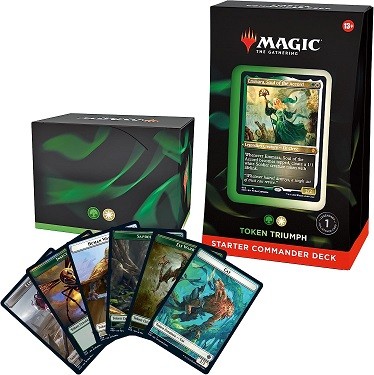 Magic: The Gathering Starter Commander Deck - Token Triumph (Green-White)