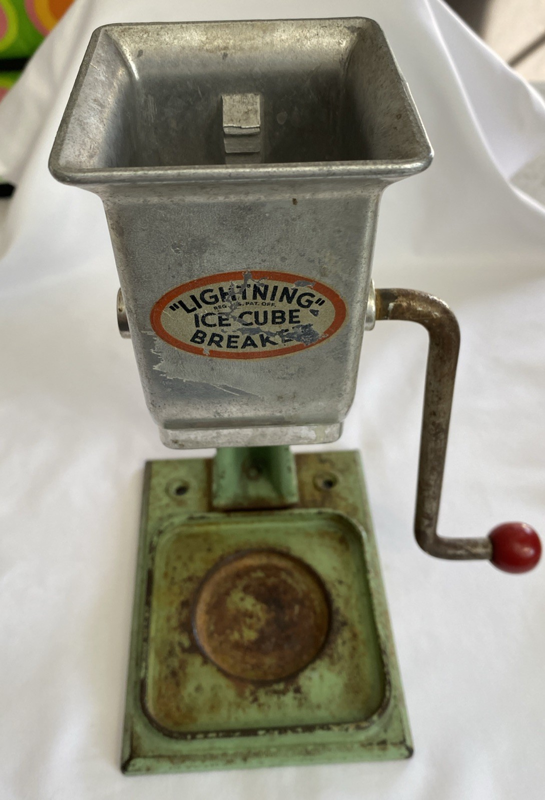 Vintage 1930's Lightning Ice Cube Breaker No 104 North Bros Manufacturing Co