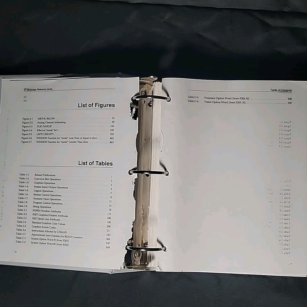 Adept Technology V+ Language Version 11.0 User's Reference Guide Binder 1994 V