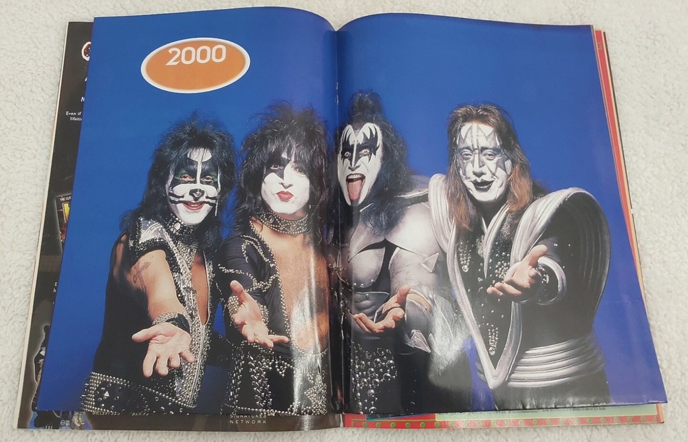 Kiss Official Farewell Poster Book Magazine Metal Edge 2000 16 Posters Rock