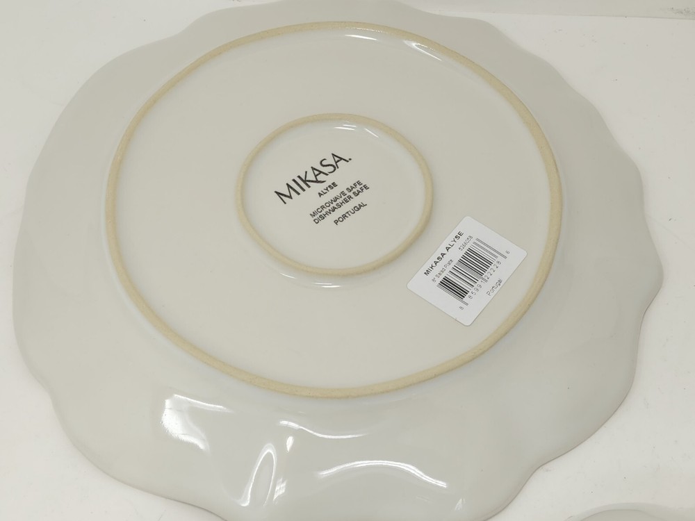 Mikasa Dinnerware Alyse 3-Piece Dinner Set, White