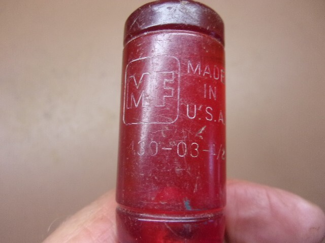 MILLERS FALLS 1430 1/2" Permaloid Red Handled Chisel 7" Long VG Cond & SHARP!!