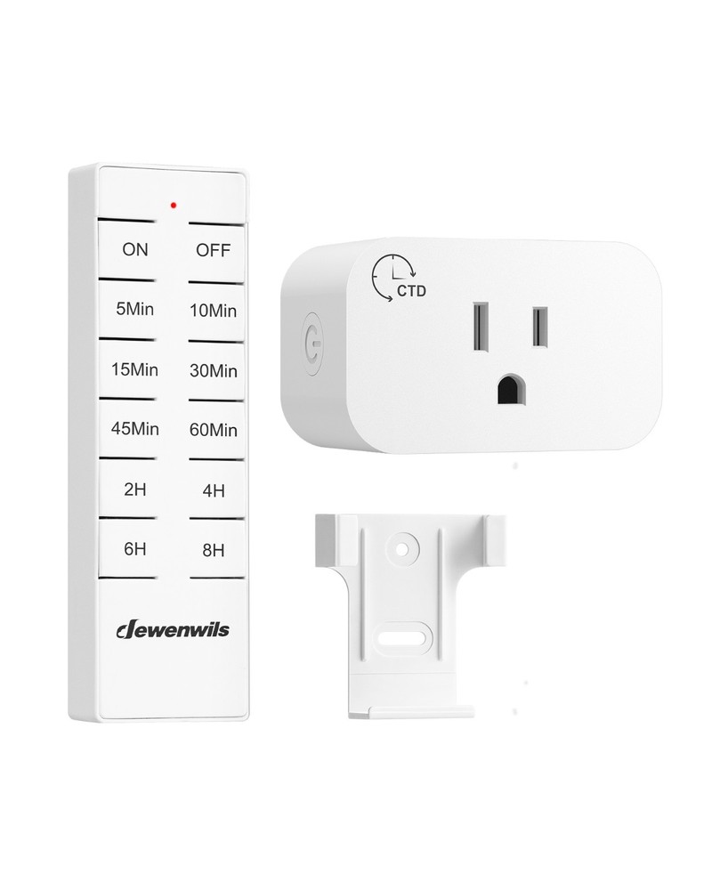 DEWENWILS Wireless Remote Control Outlet with Timer, Indoor Remote Timer Outlet