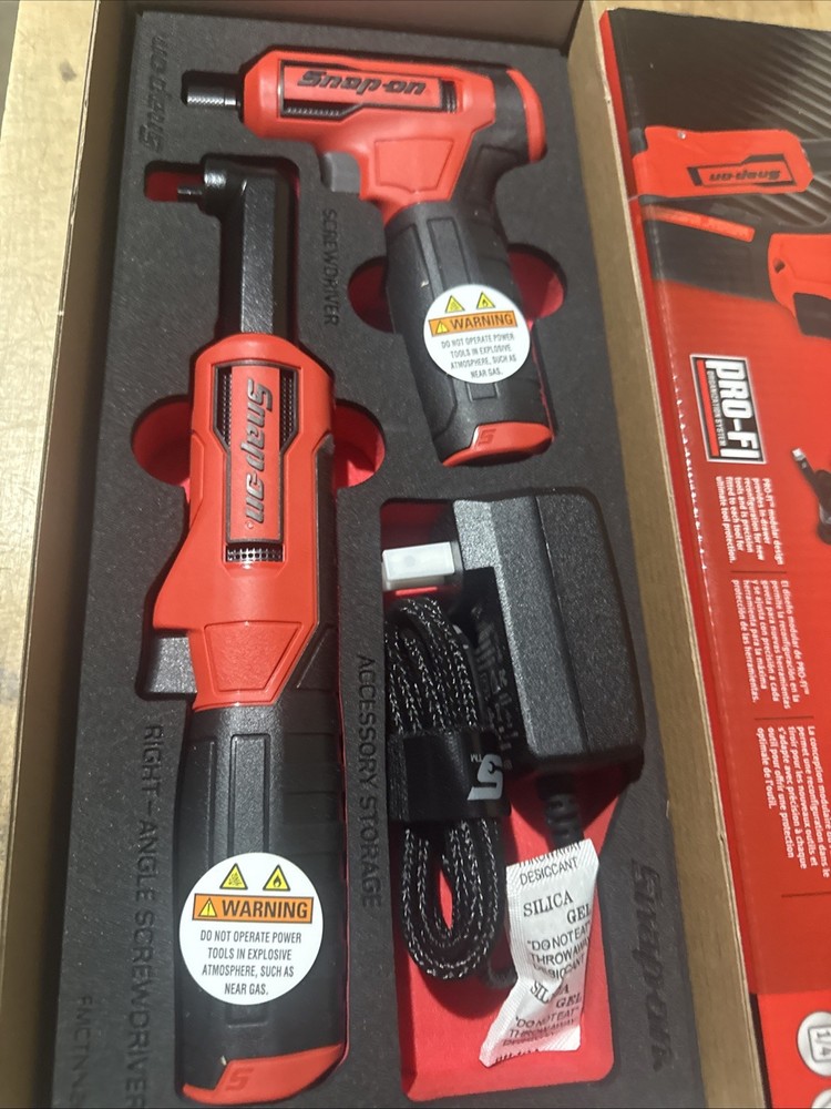For SNAP ON 2Pc NanoAxcess Tool Kit/ Pro-Fi Organization 1/4 Hex/right Angle Dr