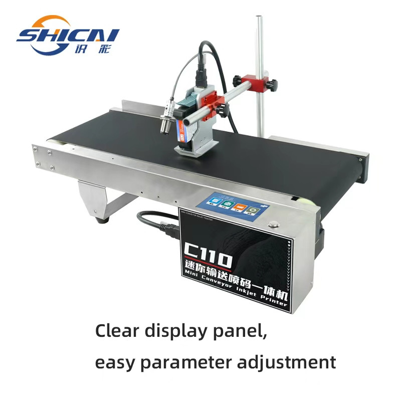 Mini Automatic Online Inkjet Printer Prints Batch Number