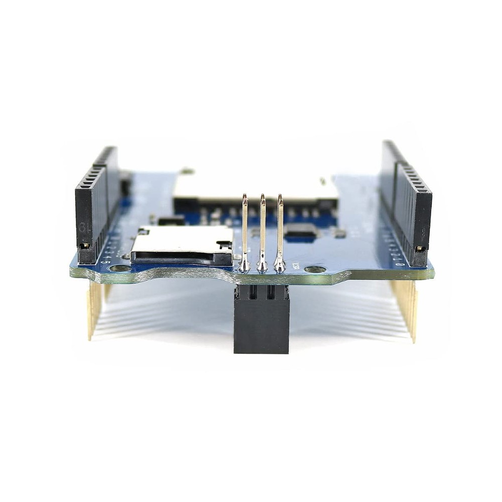 Stackable SD Card Shield for Arduino Small, Blue