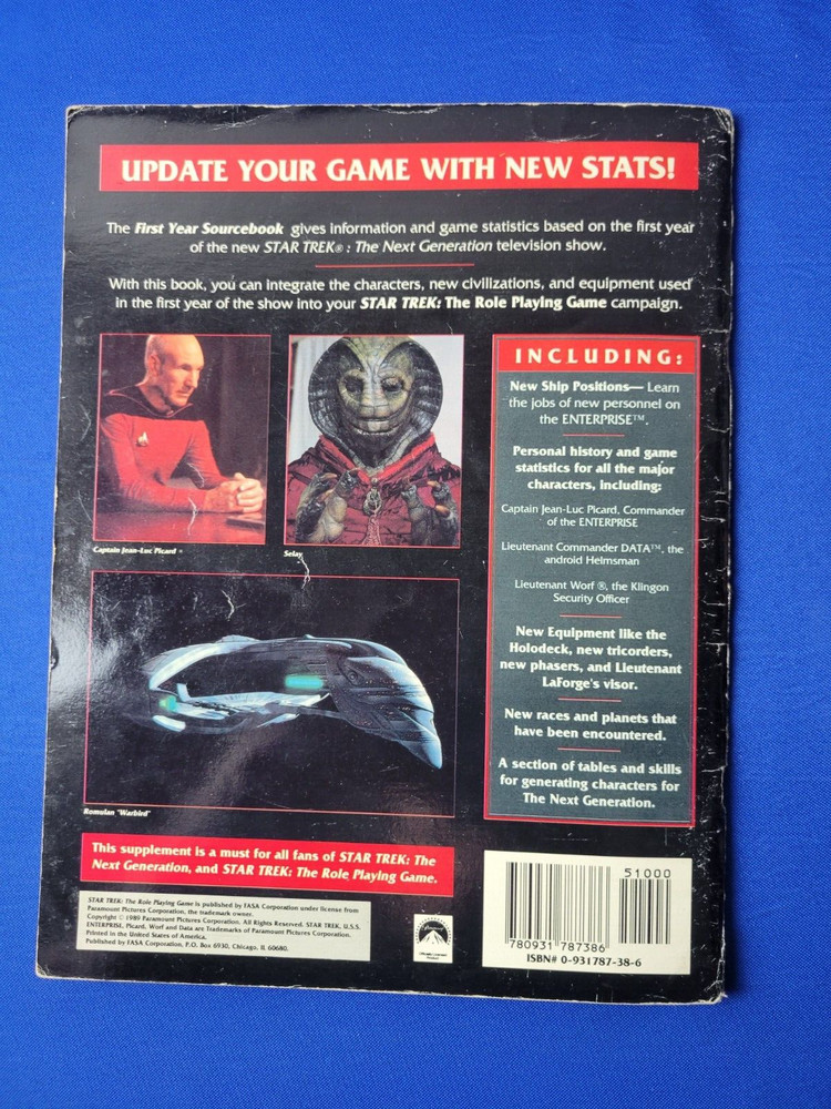 Star Trek The Next Generation First Year Sourcebook 2227