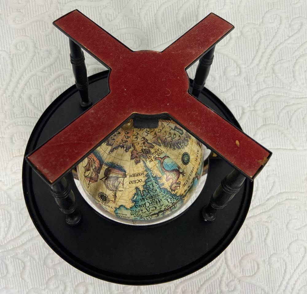 Decorative Vtg. 8 IN Terrestrial Tabletop Globe