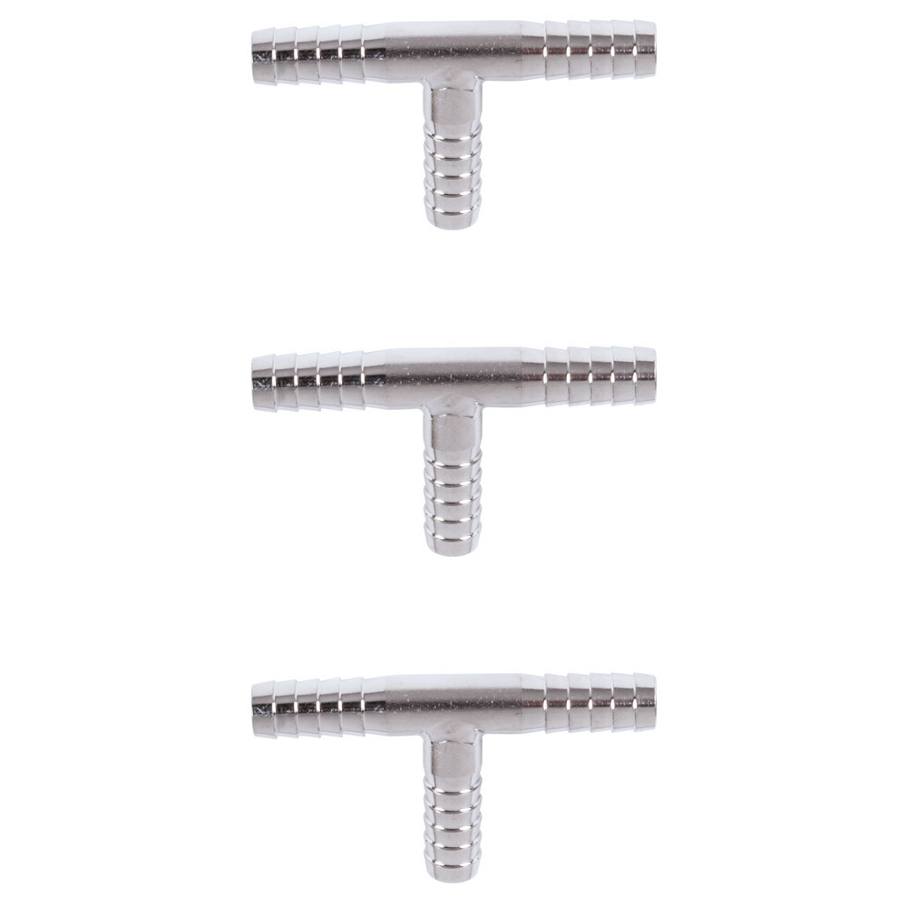 1/4" Stainless Tee Fittings (3-pack)