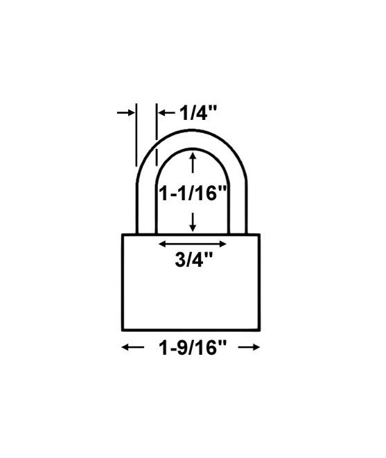 Master Lock 7035 Shrouded Padlock Keyed Alike (NIB)