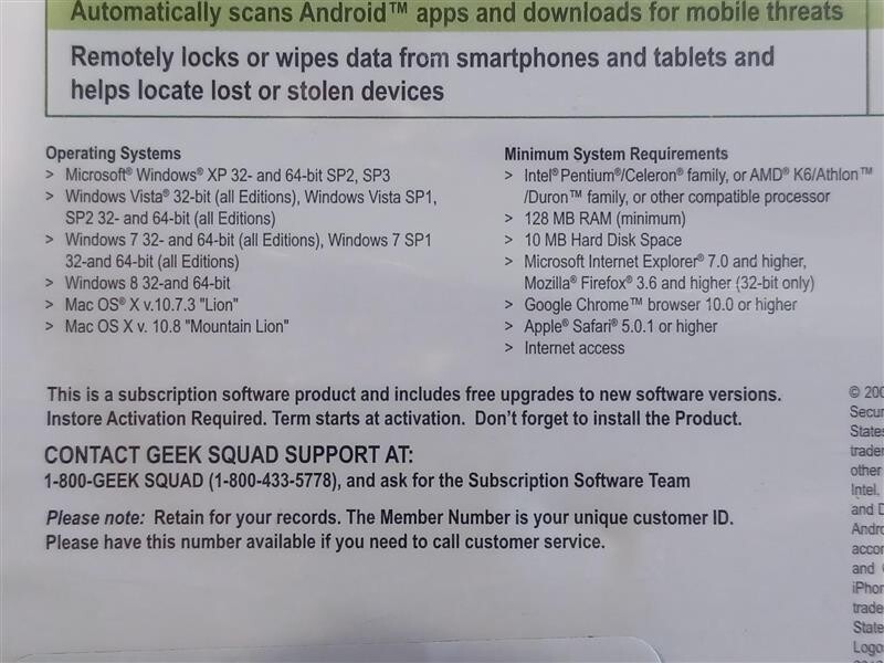 Webroot Secure Anywhere Internet Security 3 Devices Windows/Mac/Android
