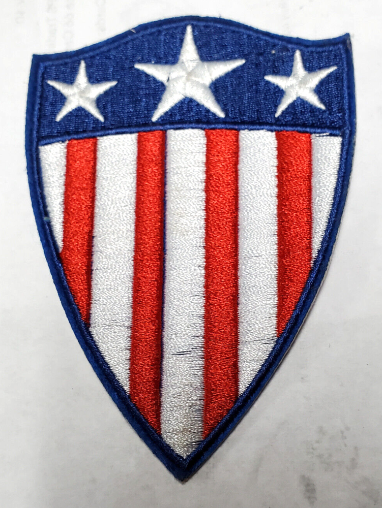 Classic Captain America Shield Large 4" Embroidered Patch- USA Mailed